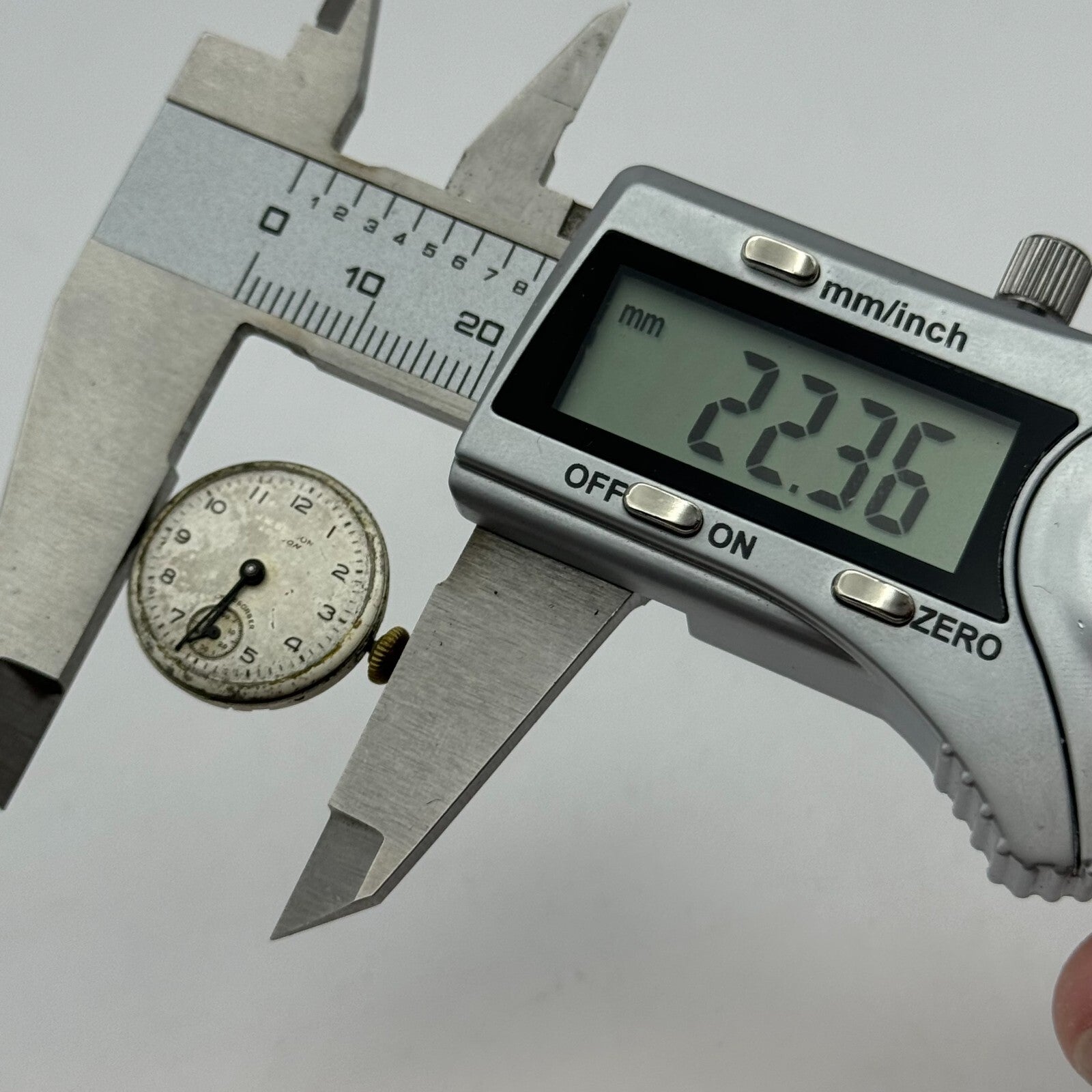 19.7mm J W Benson Cyma Tavannes 424K Manual Wind Watch Movement PARTS REPAIR