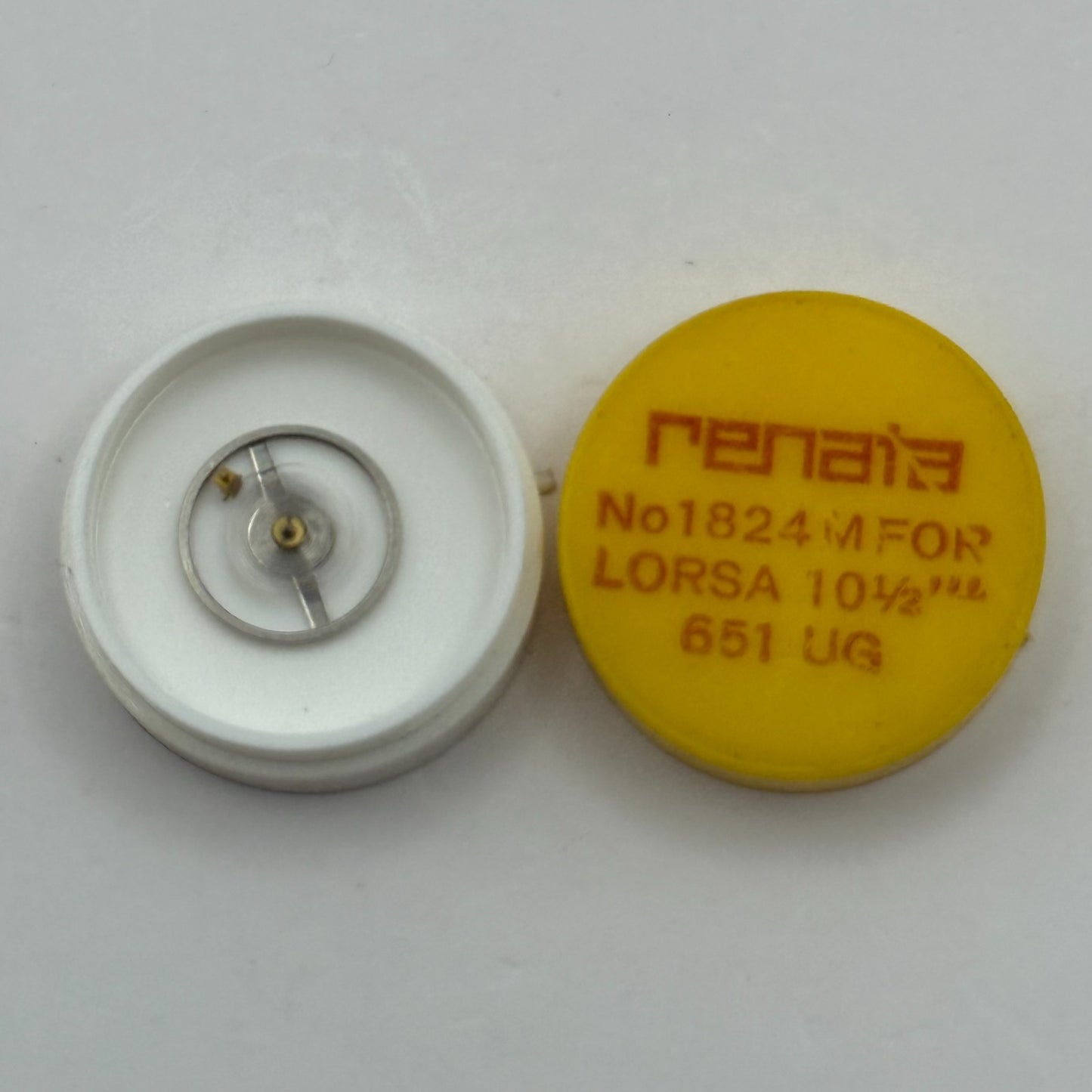 Lorsa 651 Balance Wheel Complete And Spring 10½’’’ 1824 M Watch Movement Parts 