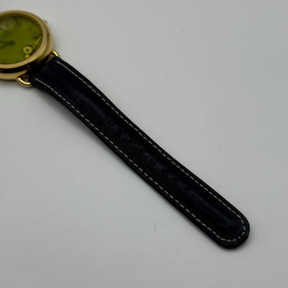 Fossil Collection Quartz Watch Black Leather Strap 34mm PARTS REPAIR