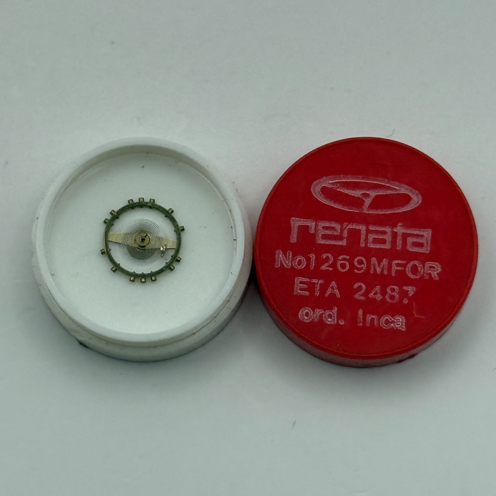 ETA 2487 Balance Wheel Complete And Spring 1269 M Watch Movement Parts NOS