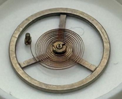 Ebosa 65 Balance Wheel Complete And Spring 12 1/2''' 942 Watch Movement Parts 