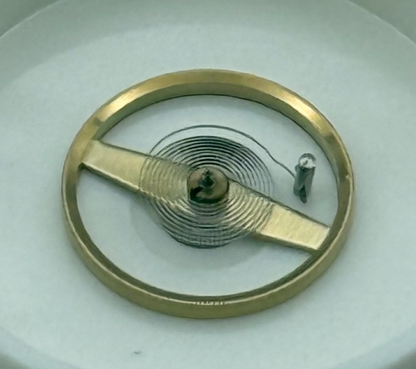 ST Balance Wheel Complete And Spring 6 3/4 - 8''' 1155 Watch Movement Parts NOS