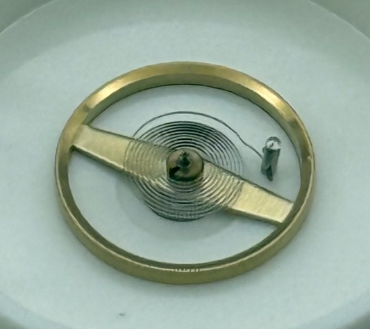 ST Balance Wheel Complete And Spring 6 3/4 - 8''' 1155 Watch Movement Parts NOS