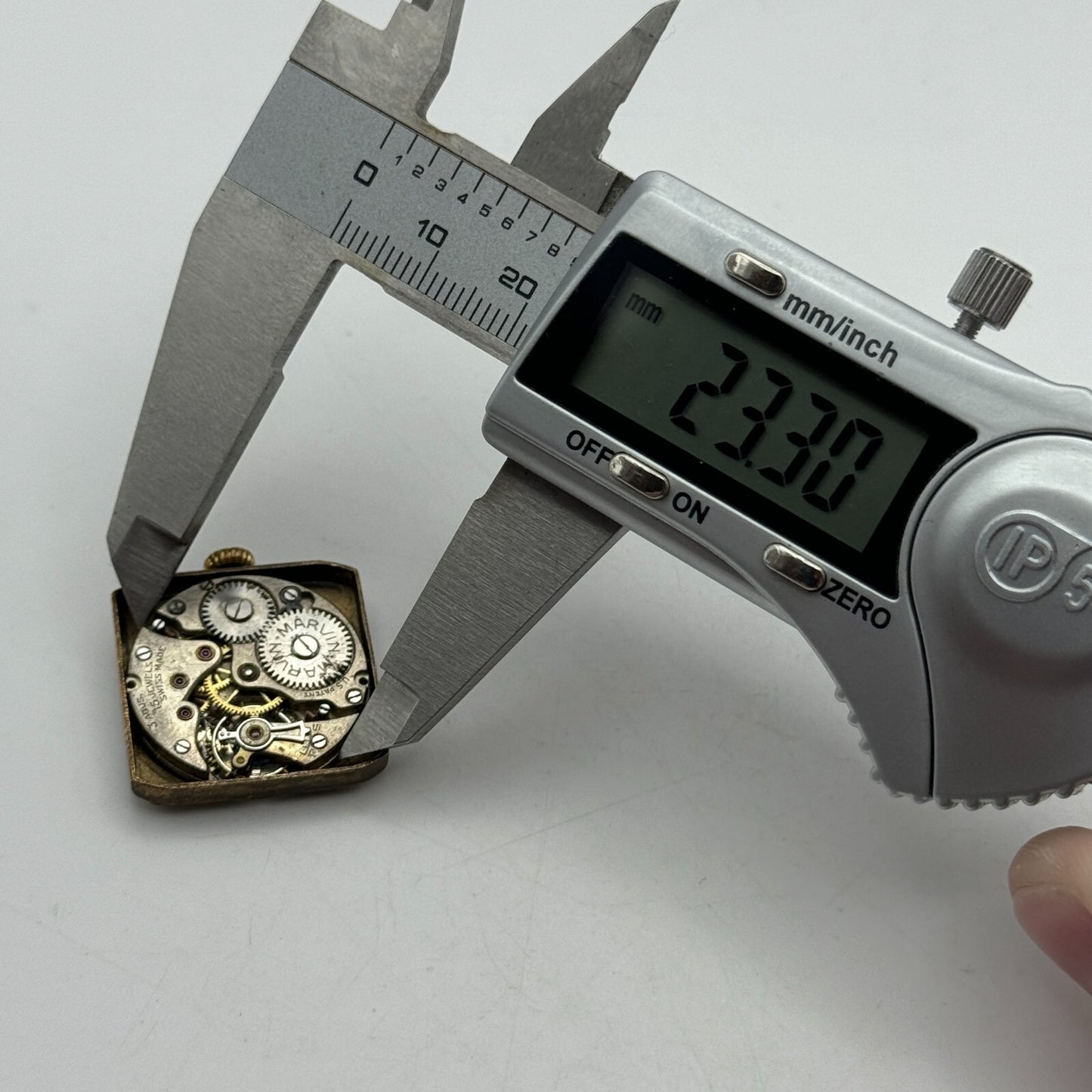 23.3mm Marvin U.S Patent Sub Seconds Trench Watch Movement Manual Wind PARTS