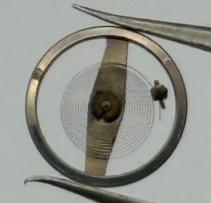 Brac 2021 Balance Wheel Complete And Spring  5¼’’’ 69 M Watch Movement Parts NOS