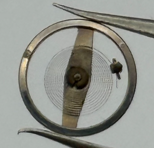 Brac 2021 Balance Wheel Complete And Spring  5¼’’’ 69 M Watch Movement Parts NOS