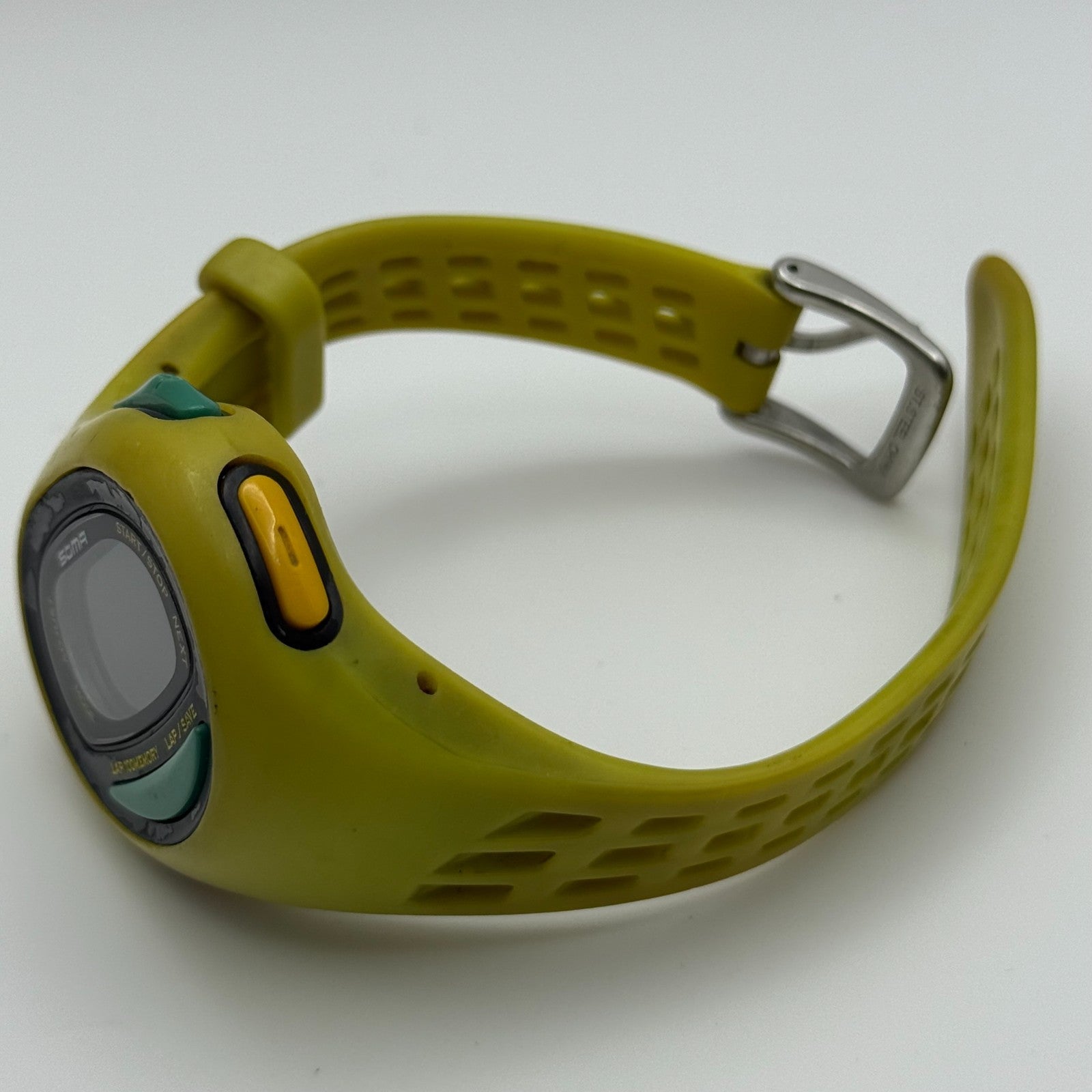 Soma Unisex Yellow Sports Quartz Watch Memory Lap Function 40mm PARTS REPAIR
