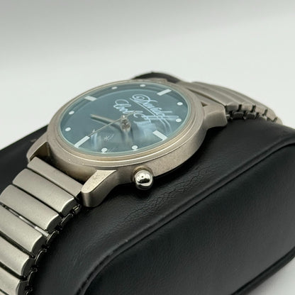 Davidoff Cool Water Ladies Quartz Watch Silver Tone Stretch Band Working 31mm