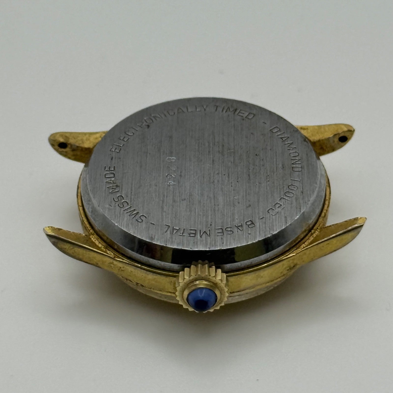 25mm Running Vintage Lucerne Diamond Tooled Swiss Gold Plated Manual Wind PARTS