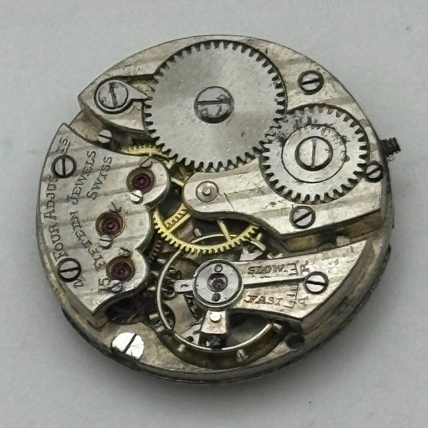 20.1mm Ladies Possibly Movado Art Deco Manual Wind Swiss Watch Movement PARTS