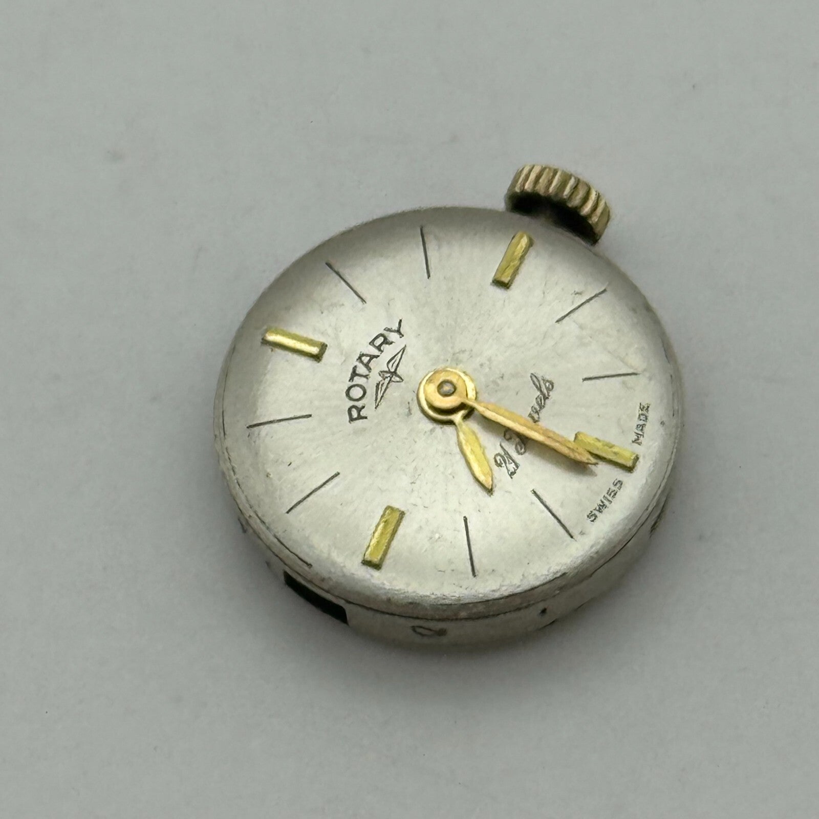 15.5mm Running Rotary ETA 2412 Manual Wind 21 Jewels Watch Movement PARTS REPAIR
