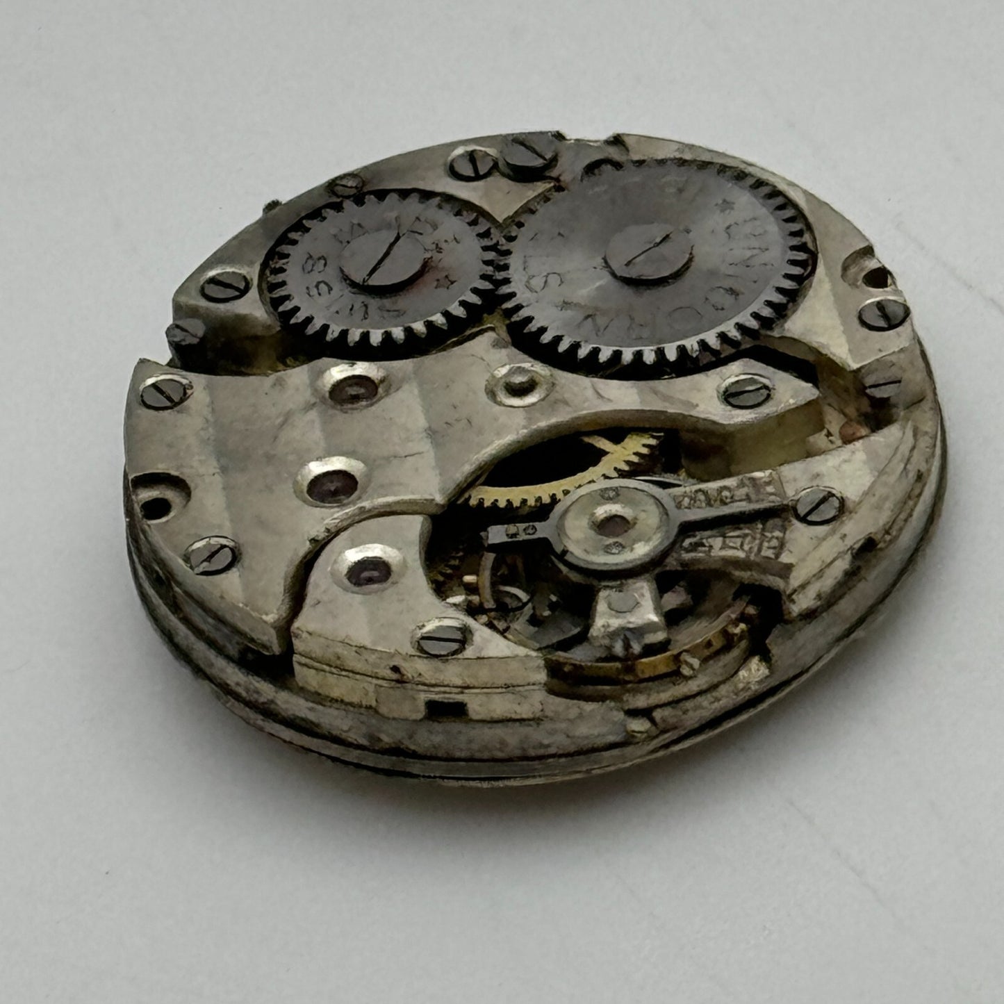 23.6mm Rolex Unicorn 15 Jewels Manual Wind Watch Movement Swiss Vintage PARTS