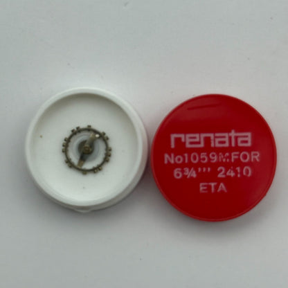 ETA 2410 Balance Wheel Complete And Spring  6¾’’’ 1059 M Watch Movement Parts