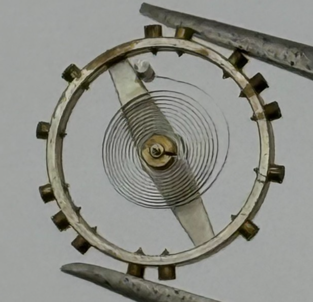 Peseux 170 Balance Complete Inca Renata 457 M Watch Movement Parts Vintage