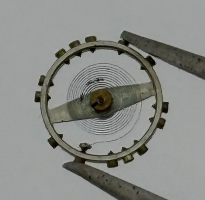 AS 976 1012 Balance Wheel Complete And Spring  29 M Watch Movement Parts NOS