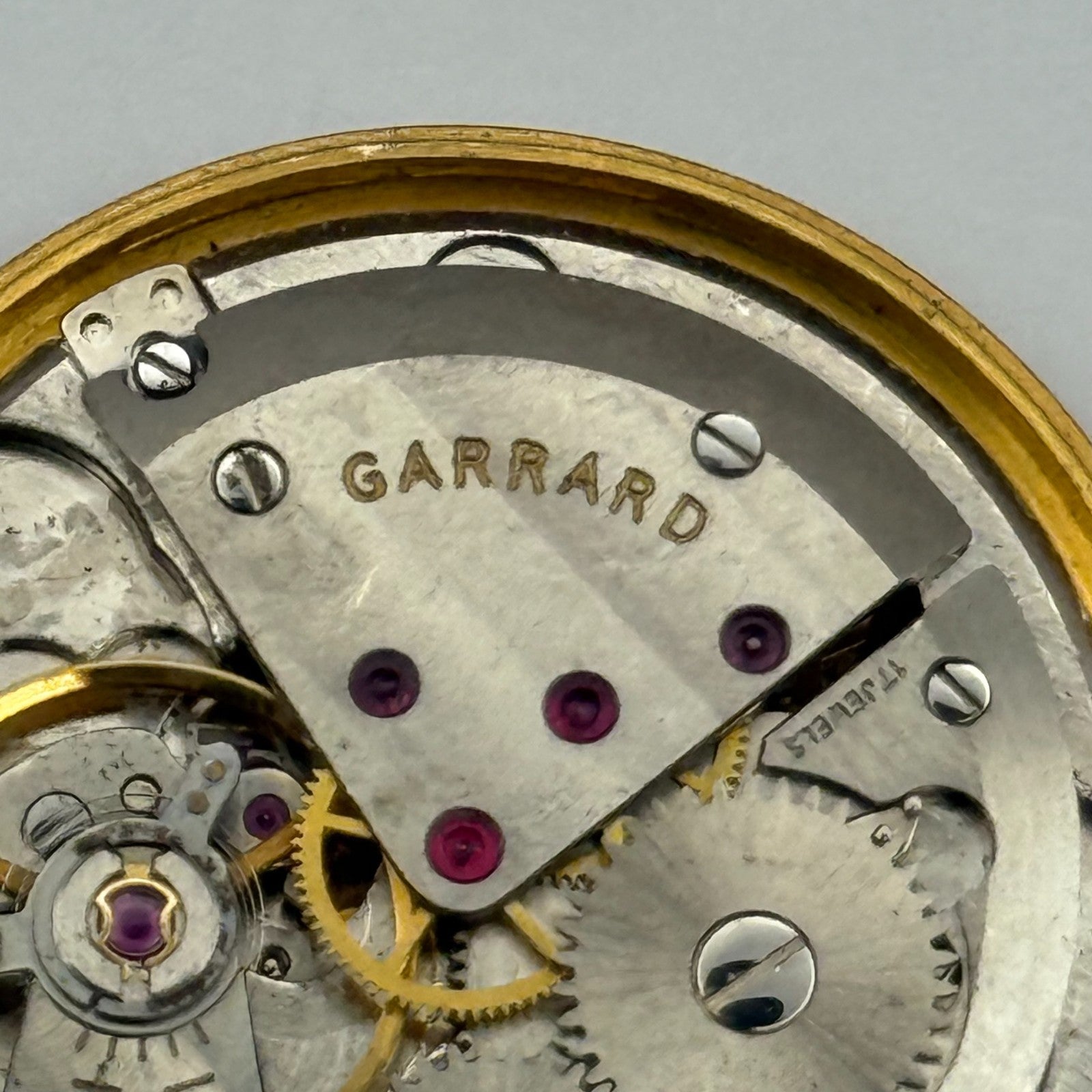 ETA 2391 Watch Movement Garrard Manual Wind Vintage Swiss Parts Repair 29.3mm