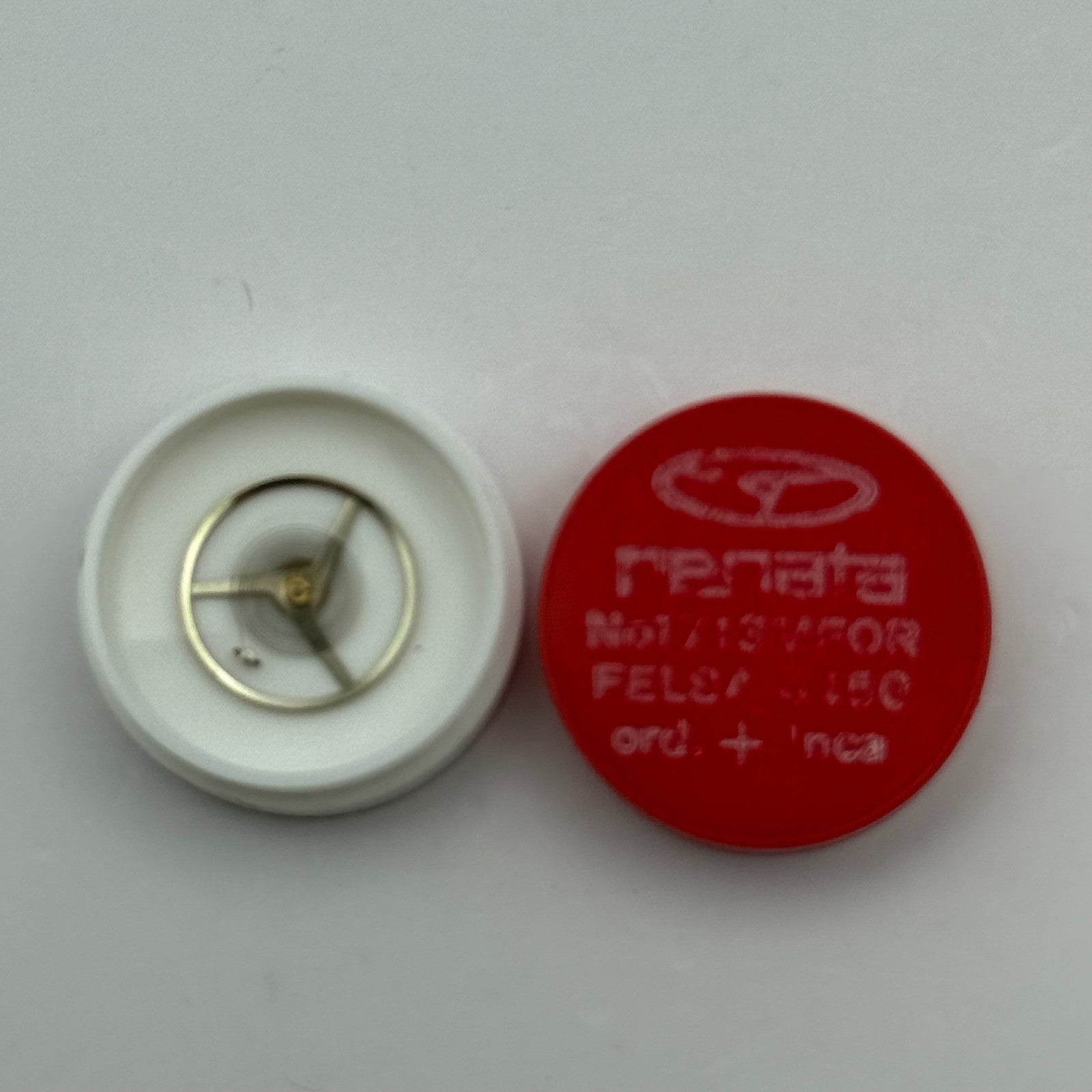 Felsa 4450? Balance Wheel Complete And Spring   1713 M Watch Movement Parts NOS