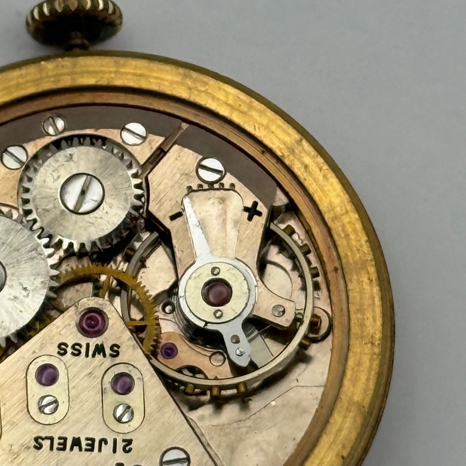 ETA 2390 Watch Movement Accurist Manual Wind Vintage Swiss Parts Repair 29.3mm