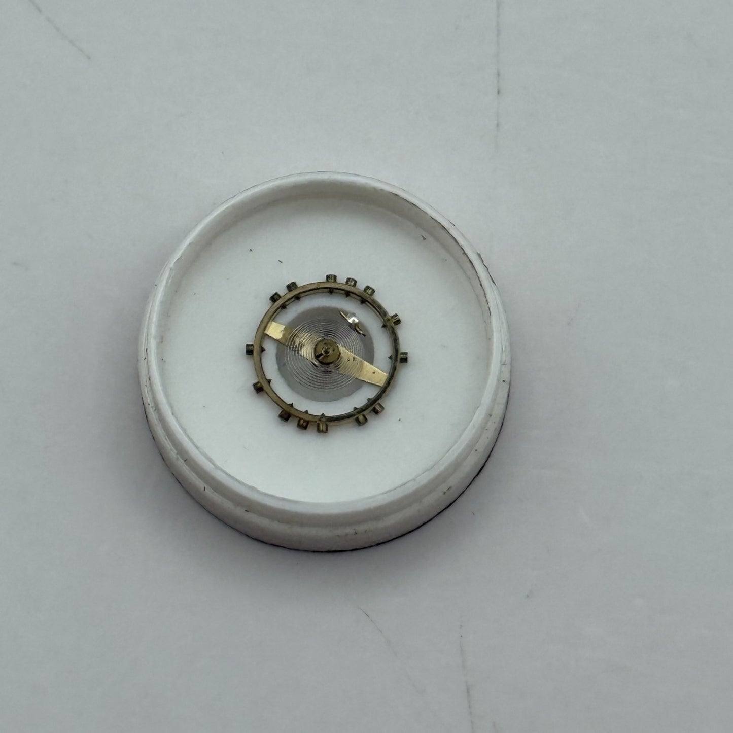 FEF 250 Balance Wheel Complete And Spring 8 3/4''' Watch Movement Parts NOS