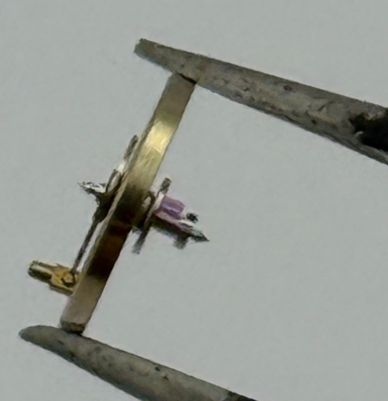 Ebosa 86 Conical Piva Balance Wheel Complete And Spring Watch Movement Parts 