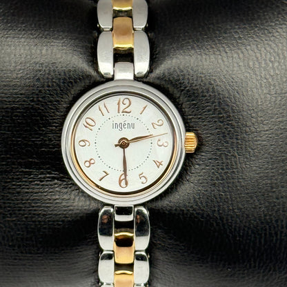 Seiko Alba Ingenu Ladies Quartz Watch Two Tone Bracelet Japan Working 21mm