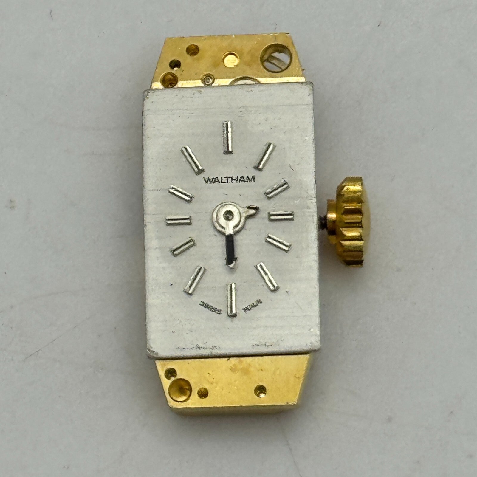 9mm Running Waltham FHF 59-21 Ladies Manual Wind Watch Movement Vintage PARTS