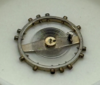 Felsa 4020 4022 Balance Wheel Complete And Spring 1049 M Watch Movement Parts 