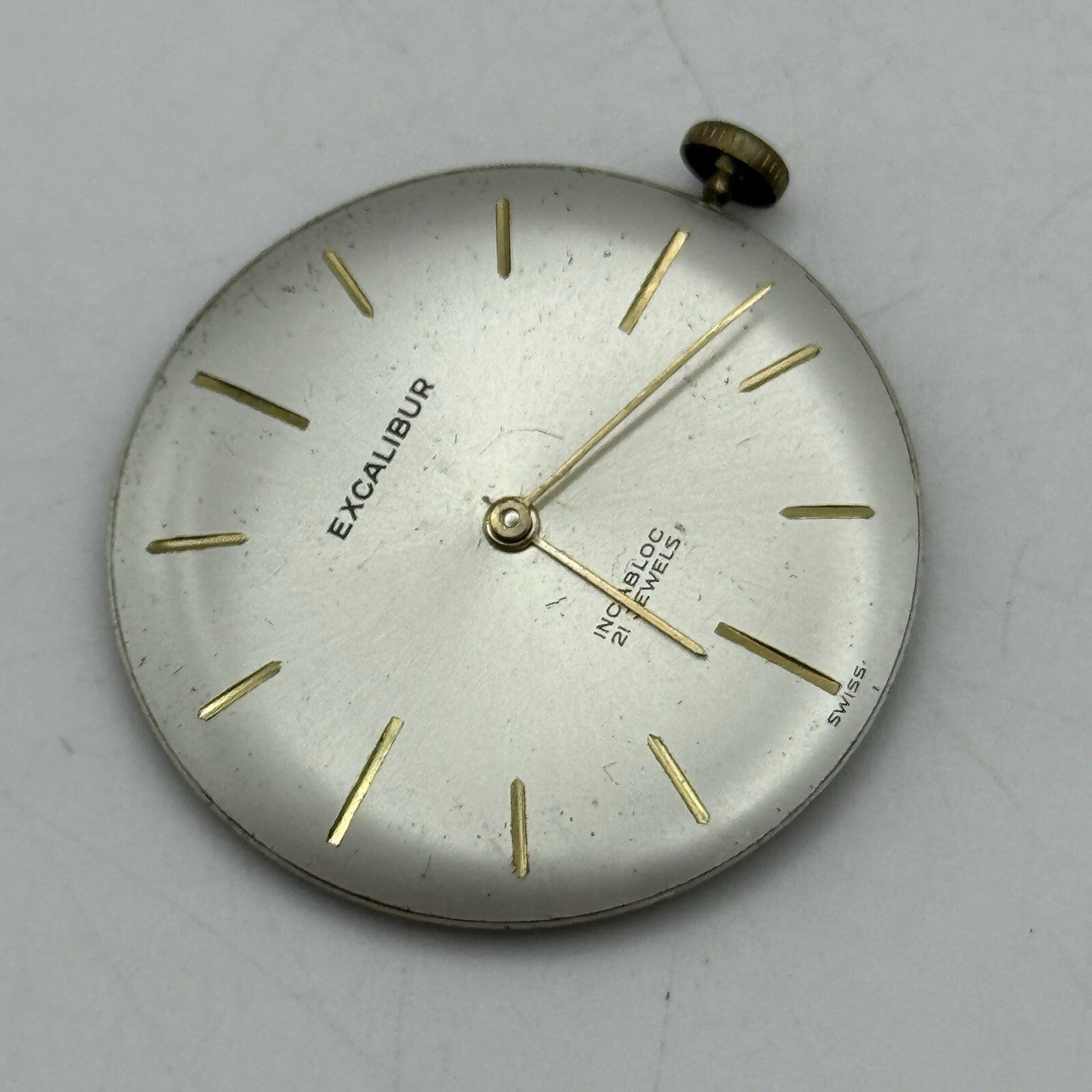 31.4mm Running Peseux Excalibur Good Balance Watch Movement Dial Hands