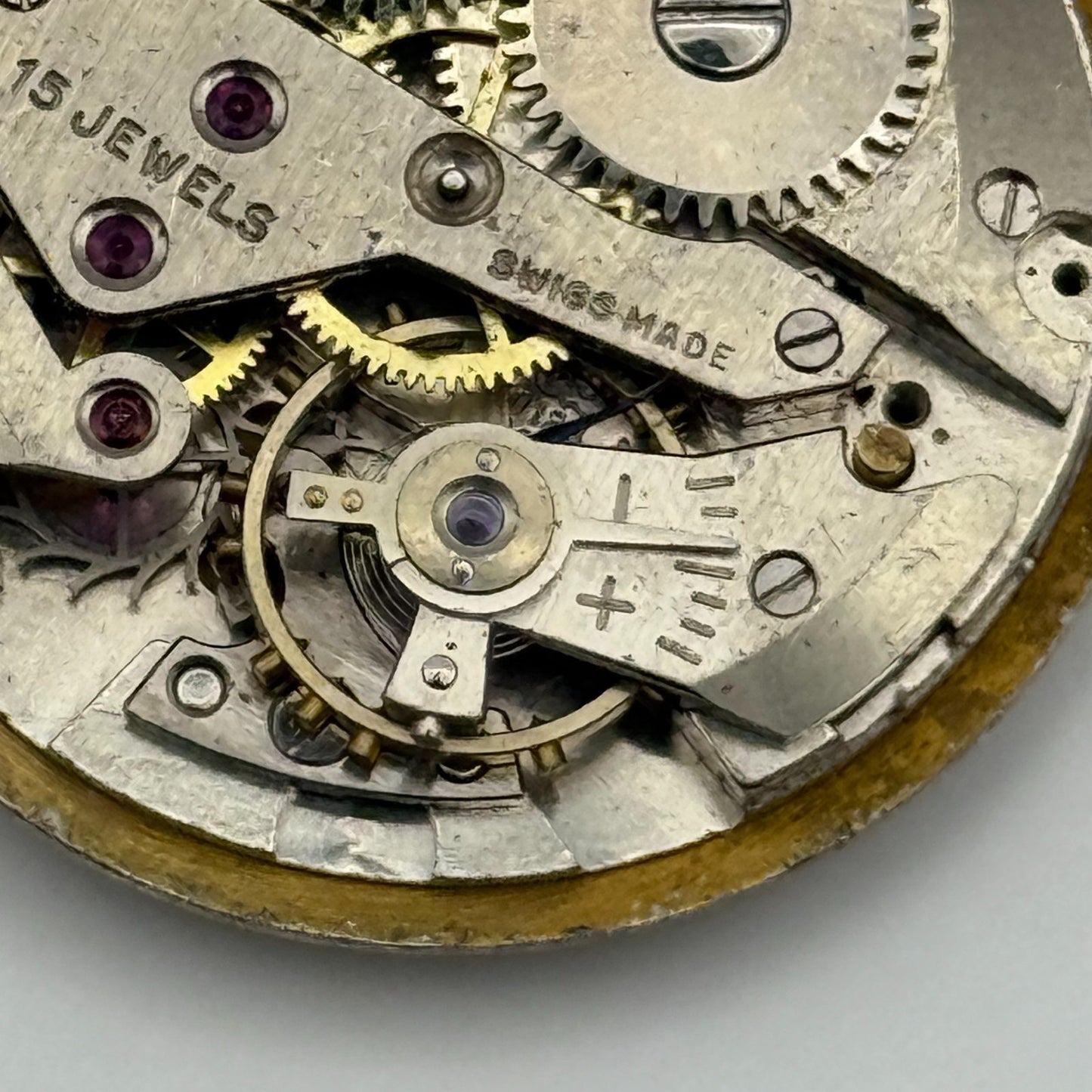 AS 1123 1124 Watch Movement Avia Manual Wind Vintage Swiss Parts Repair 25.8mm