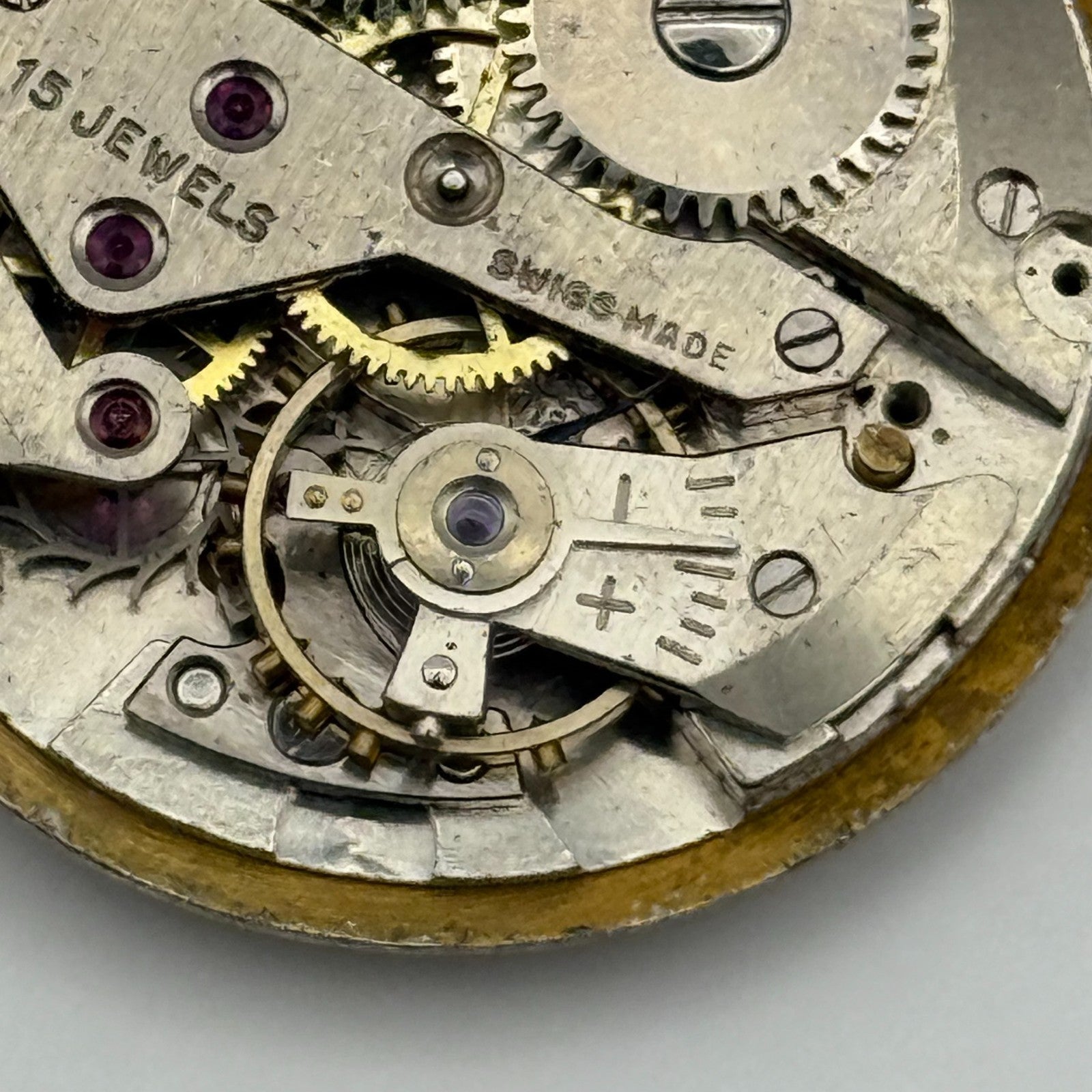 AS 1123 1124 Watch Movement Avia Manual Wind Vintage Swiss Parts Repair 25.8mm