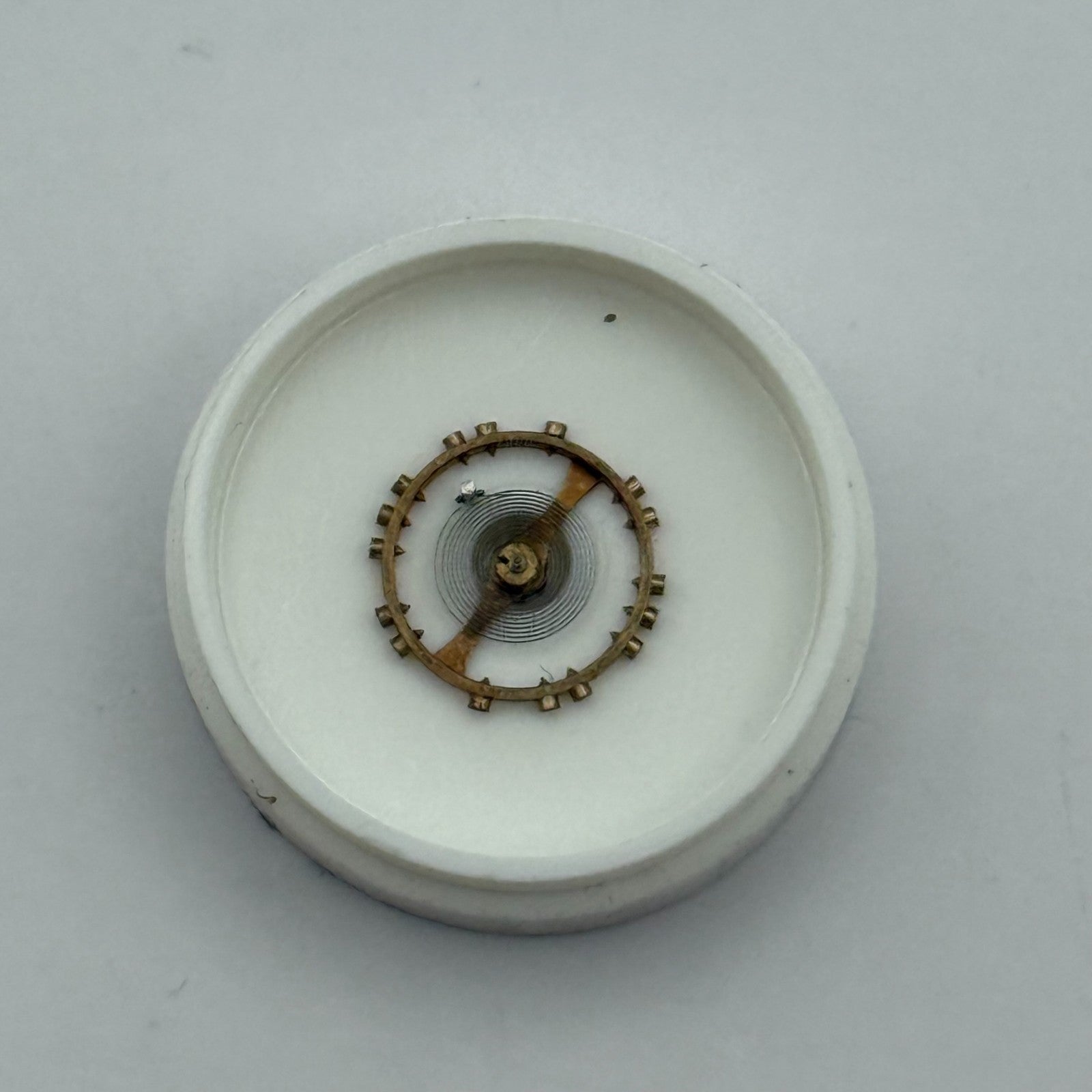 AS 1051 Balance Wheel Complete And Spring 5¼’’’ 34 M Watch Movement Parts NOS