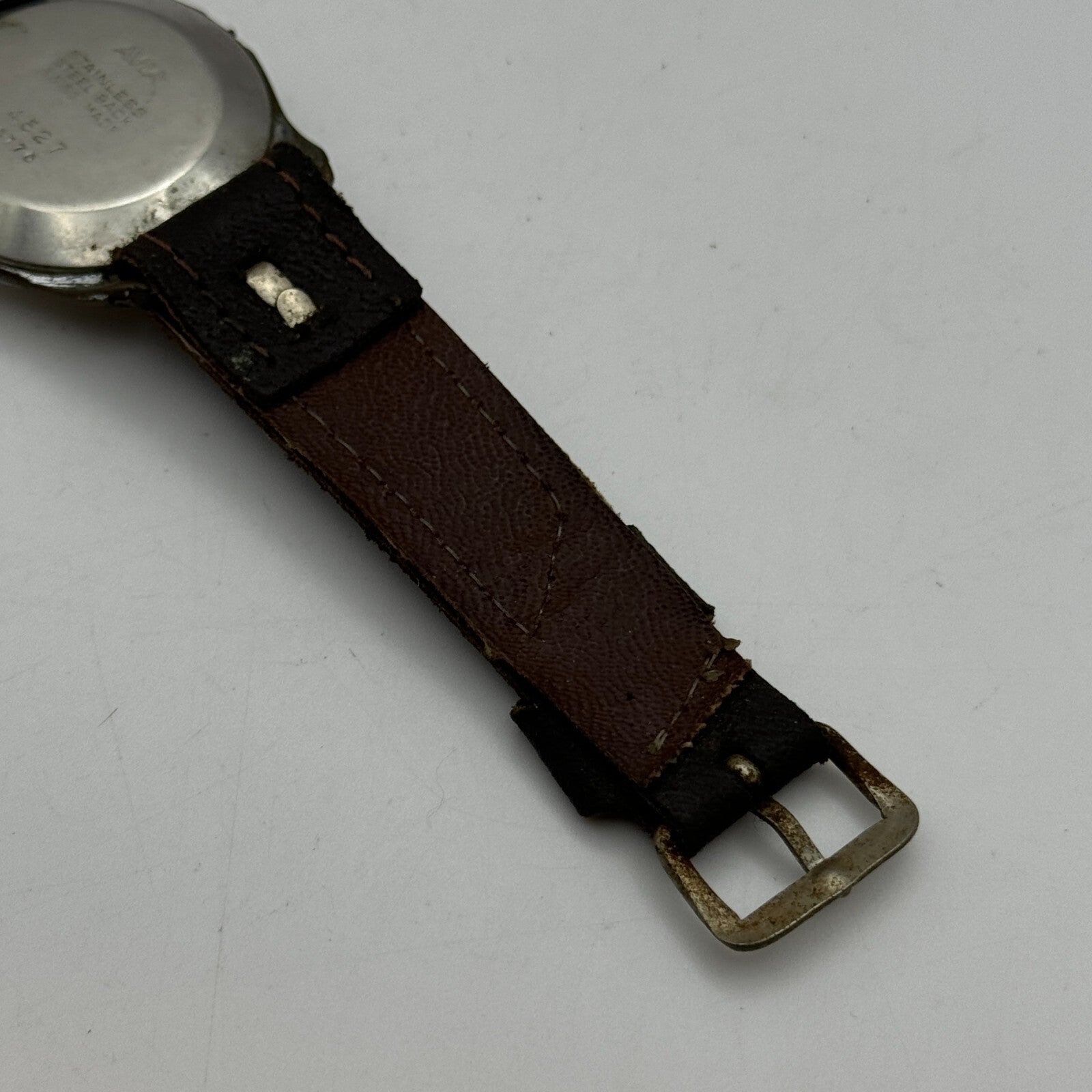 32mm Mens Vintage Avia 15 Jewels FHF 28 Pointer Seconds Hand Swiss Watch PARTS