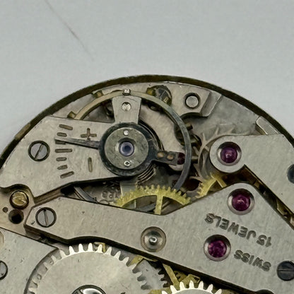 Avia AS 1123 1124 Watch Movement Manual Wind Vintage Swiss Parts Repair 23.5mm