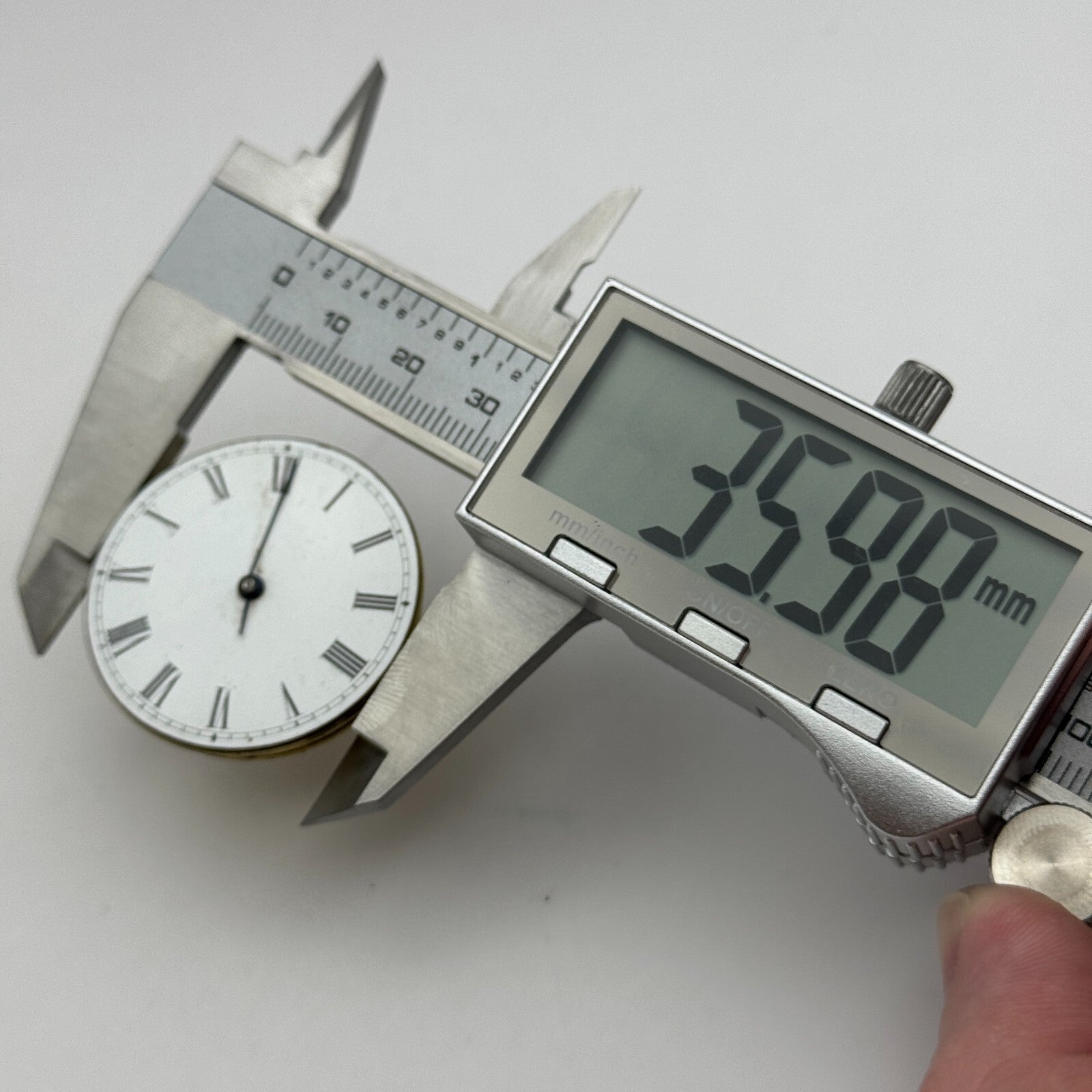 36mm John Bennett Cheapside London Antique Key Wound Pocket Watch Movement PARTS