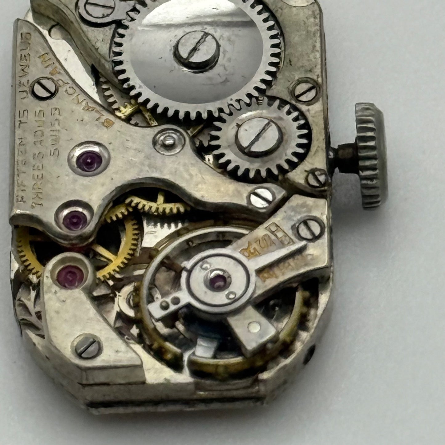 Blancpain Watch Movement Running Manual Wind Vintage Swiss Parts Repair 15.1mm