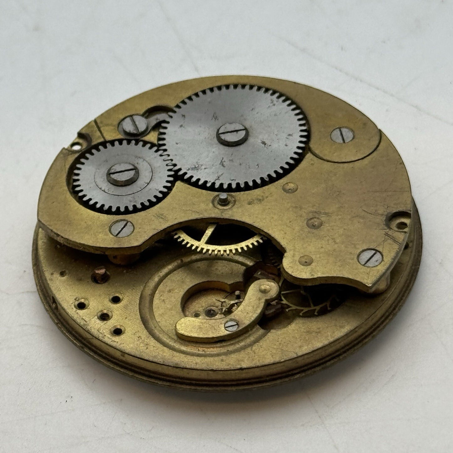 42.9mm H Samuel Non Magnetic Lever Pocket Watch Movement FOR PARTS