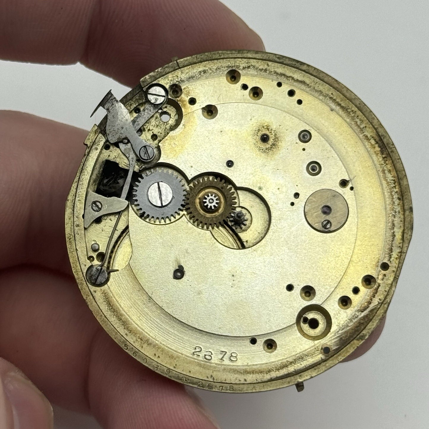 45.2mm Parrenin High Quality Antique Pocket Watch Movement FOR PARTS Repair