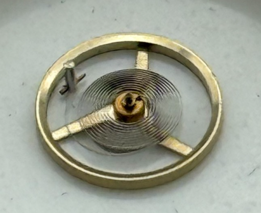 AS 1977-2 Balance Wheel Complete And Spring  1831 M Watch Movement Parts NOS