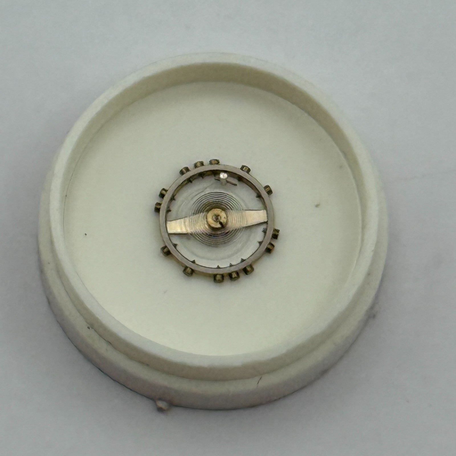 AS 1677 Balance Wheel Complete And Spring  5½’’’ 1225 M Watch Movement Parts NOS