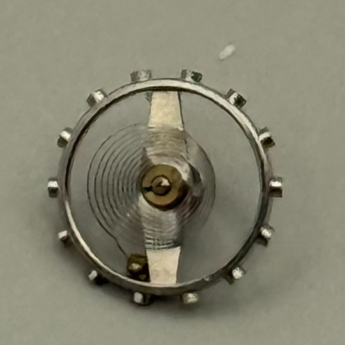 EB 1225 Balance Wheel Complete And Spring 5¼’’’ 112 M Watch Movement Parts NOS