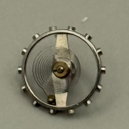 EB 1225 Balance Wheel Complete And Spring 5¼’’’ 112 M Watch Movement Parts NOS