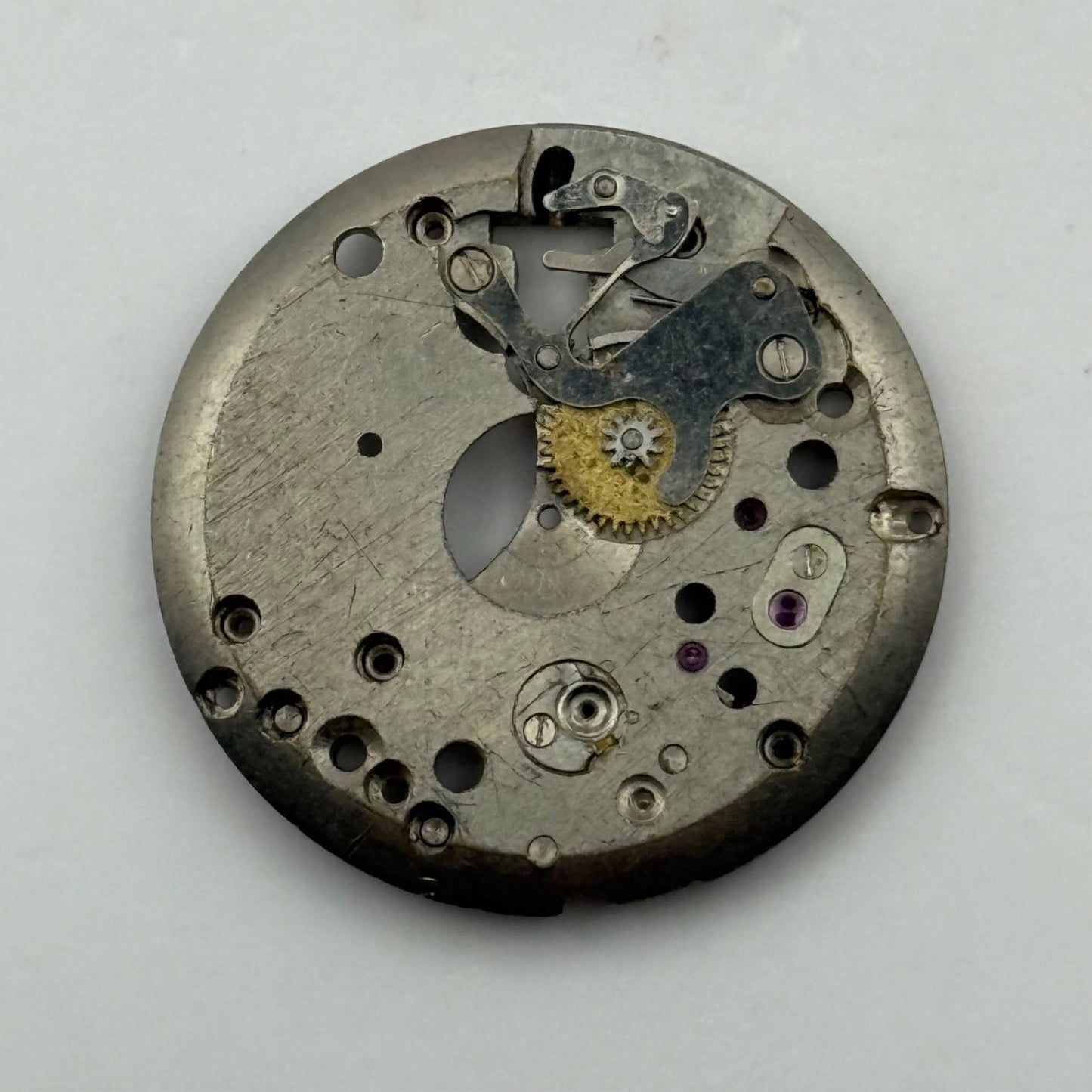 GSW Geneva Sport 230 Watch Movement Main Plate Vintage Swiss Parts 23.6mm
