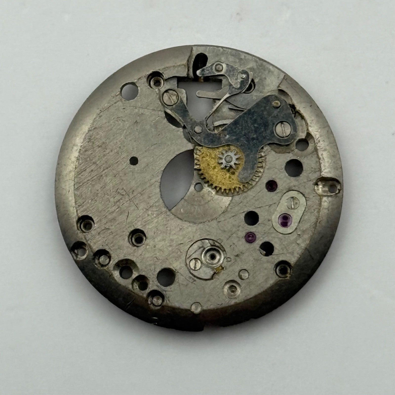 GSW Geneva Sport 230 Watch Movement Main Plate Vintage Swiss Parts 23.6mm