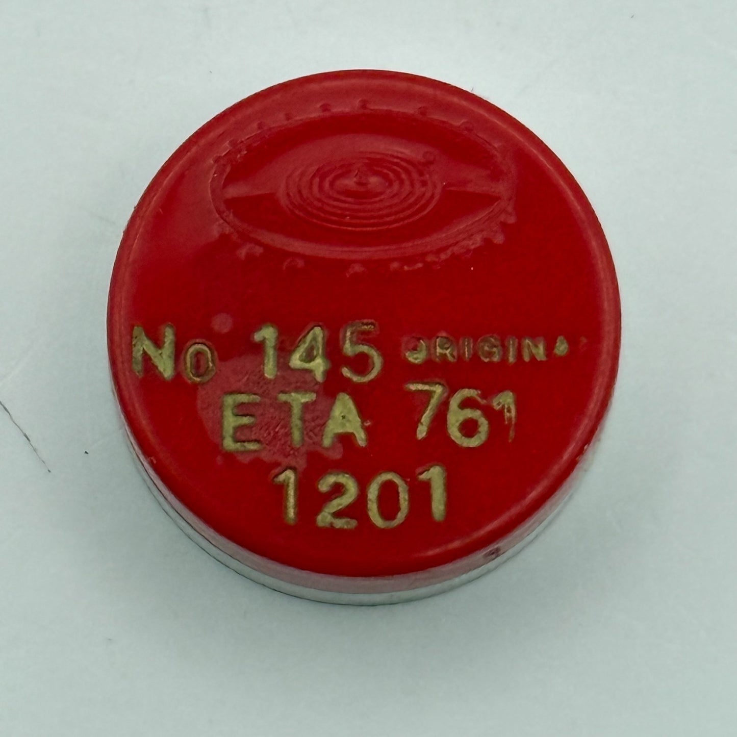 ETA 761 1201 Balance Wheel Complete And Spring 145 Watch Movement Parts NOS