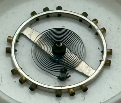 Felsa 690 Balance Wheel Complete And Spring Original Inca Watch Movement Parts 