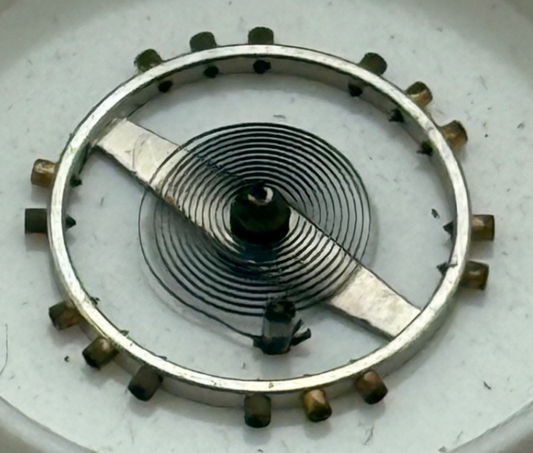 Felsa 690 Balance Wheel Complete And Spring Original Inca Watch Movement Parts 