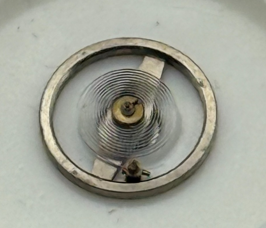 Balance Wheel Complete And Spring Renata Watch Movement Parts NOS 