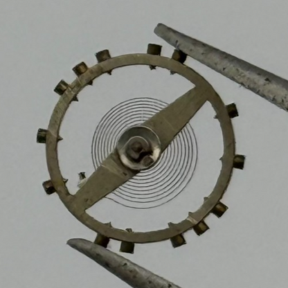 AS 970 Balance Wheel Complete And Spring 8 3/4''' 27 M Watch Movement Parts NOS