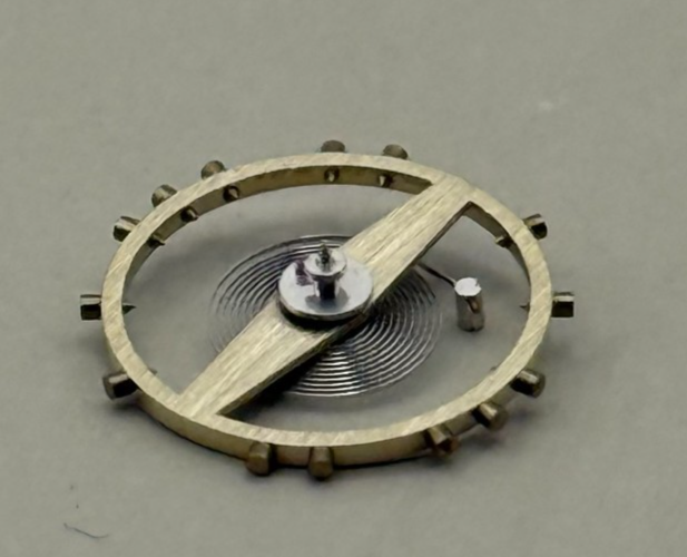 ETA 2390 2401 Balance Wheel Complete And Spring 616 M Watch Movement Parts 