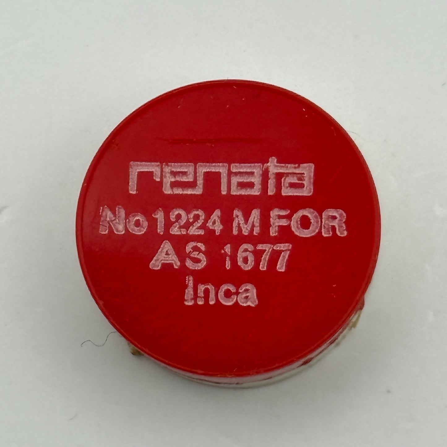 AS 1677 Balance Wheel Complete And Spring Inca 1224 M Watch Movement Parts NOS